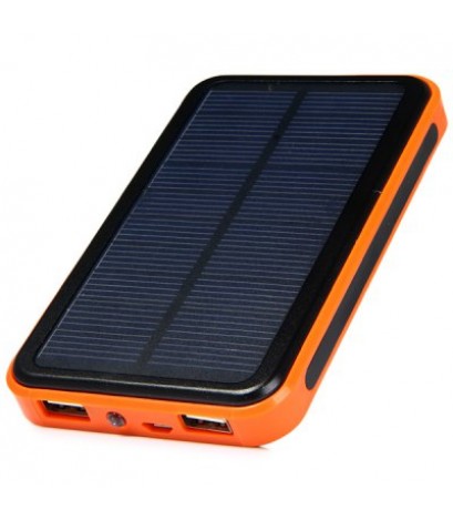 Solar Energy Powered 48000mAh External Battery Charger Dual USB Interface Mobile Power Bank