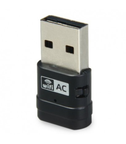 AC600 2.4G 5G 802.11ac Dual Band WiFi USB Adapter with WPS Function Support Windows 8.1 8 7 XP etc.