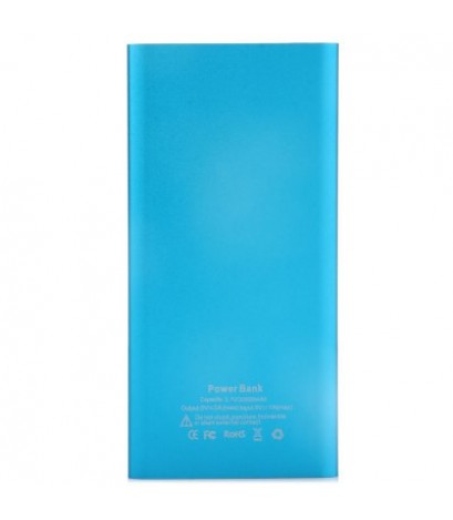 20000mAh Li- polymer Battery Mobile Power Bank with Power LED Indicator Light