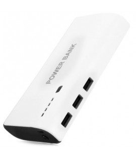 20000mAh Smart Portable Power Bank 2 USB Output Interface LED Indication Light LED Flashlight