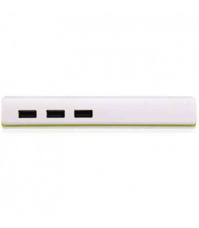 20000mAh Smart Portable Power Bank 2 USB Output Interface LED Indication Light LED Flashlight