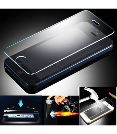 5pcs/lot 0.3mm 9H Premium Tempered Glass For iPhone 5S 5 5G 5C Screen Explosion-proof Protector Film,Free Shipping