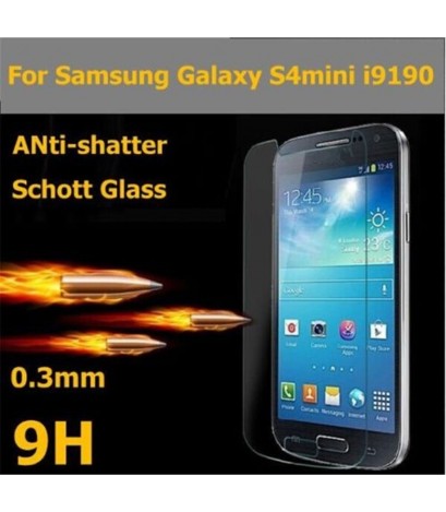 20Pcs/Lot 9H Premium Tempered Glass Screen Protector For Samsung Galaxy S4 mini i9190 Anti Fingerprint Protective Film