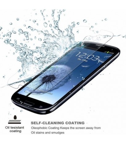 50Pcs/lot For Samsung Galaxy S3 SIII i9300 0.3mm 2.5D Premium Tempered Glass Screen Protector Protective Film