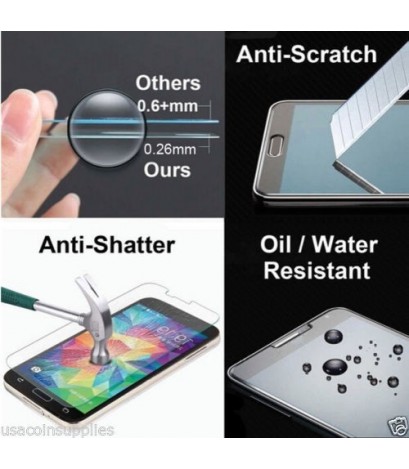 Premium ultra thin HD 2.5D Premium Tempered Glass Screen Protector For Samsung Galaxy S5 9H Hardness 20pcs/lot